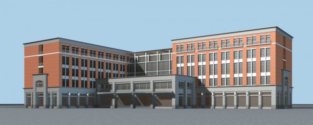 city planning office building fashion design - 219 3D Model .c4d .max .obj .3ds .fbx .stl .blend 