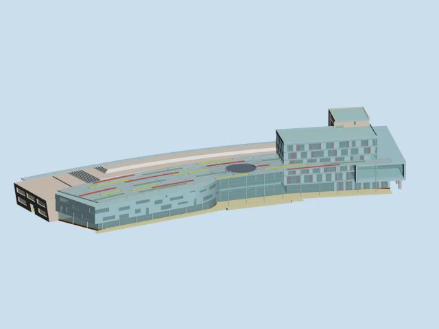 city planning office building fashion design - 220 3D Model .c4d .max .obj .3ds .fbx .stl .blend 