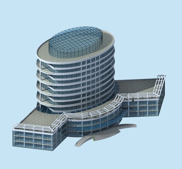 city planning office building fashion design - 222 3D Model .c4d .max .obj .3ds .fbx .stl .blend 