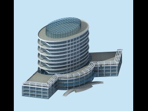 city planning office building fashion design - 222 3D Model