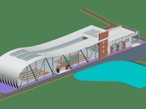 city planning office building fashion design - 224 Modello 3D