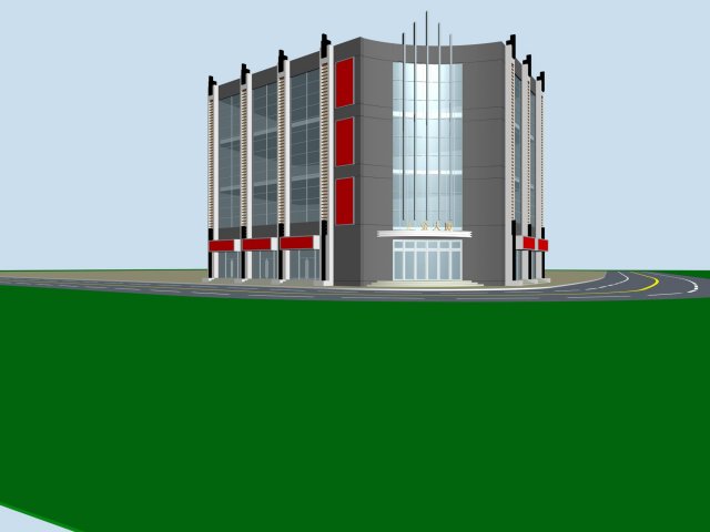 city planning office building fashion design - 228 Modèle 3D .c4d .max .obj .3ds .fbx .stl .blend 
