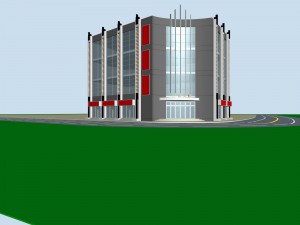 city planning office building fashion design - 228 Modèle 3D