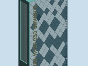 desain busana gedung perkantoran perencanaan kota - 234 Model 3D