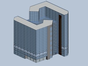 city planning office building fashion design - 237 3D 模型