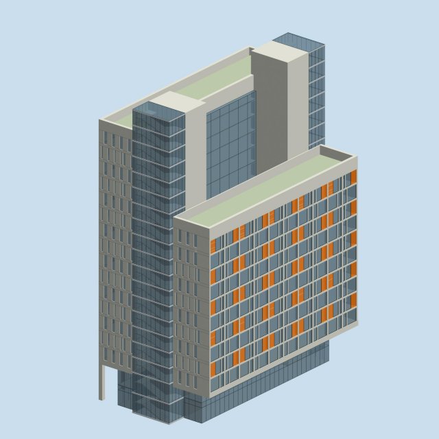 city planning office building fashion design - 239 Modello 3D .c4d .max .obj .3ds .fbx .stl .blend 