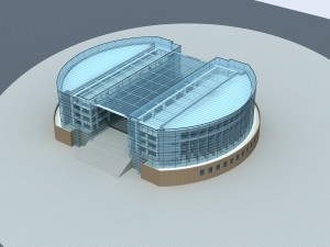 city planning office building fashion design - 240 3D Модель