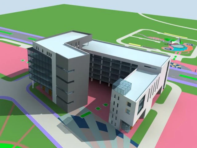city planning office building fashion design - 244 3D Model .c4d .max .obj .3ds .fbx .stl .blend