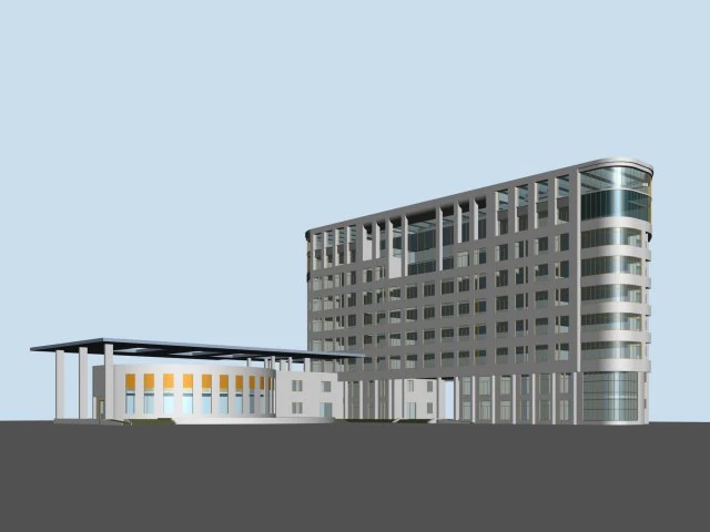 city planning office building fashion design - 245 3D Model .c4d .max .obj .3ds .fbx .stl .blend 