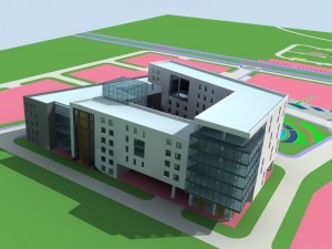 city planning office building fashion design - 246 3D Model