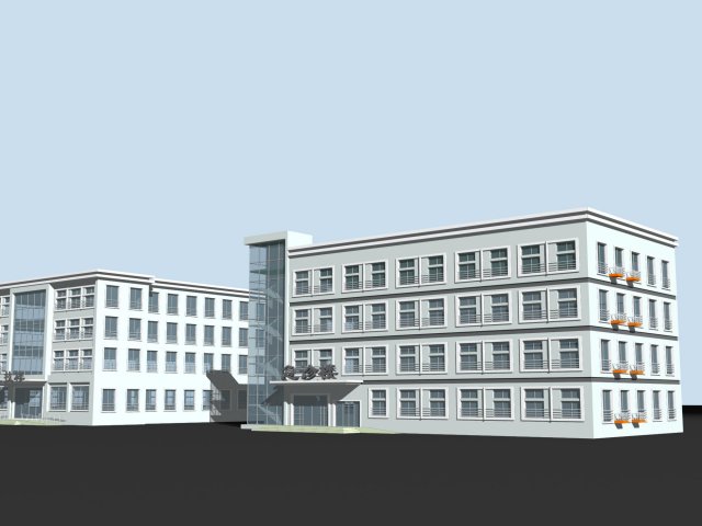 city planning office building fashion design - 254 Modello 3D .c4d .max .obj .3ds .fbx .stl .blend