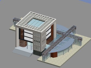 city planning office building fashion design - 256 3D-Modell