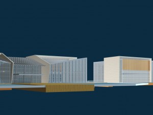 city planning office building fashion design - 261 3D Model
