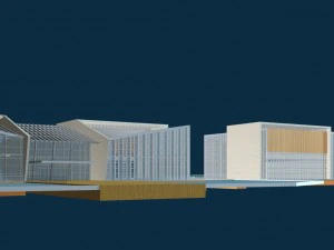 şehir planlama ofis binası moda tasarımı - 261 3D Model