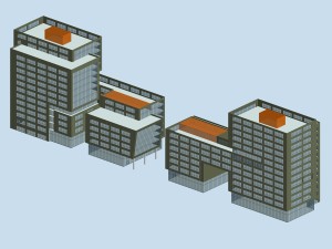 city planning office building fashion design - 263 Modèle 3D