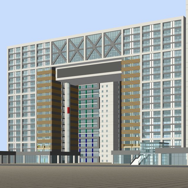 city planning office building fashion design - 266 3D Model .c4d .max .obj .3ds .fbx .stl .blend 