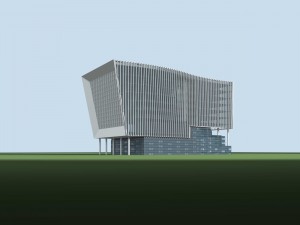 city planning office building fashion design - 267 3D Model