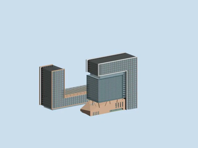 city planning office building fashion design - 269 3D Model .c4d .max .obj .3ds .fbx .stl .blend