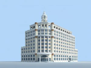city planning office building fashion design - 277 3D Model
