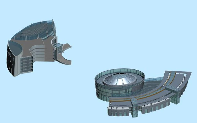 city planning office building fashion design - 279 3D Model .c4d .max .obj .3ds .fbx .stl .blend 