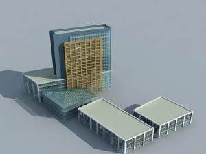 city planning office building fashion design - 281 3D 模型