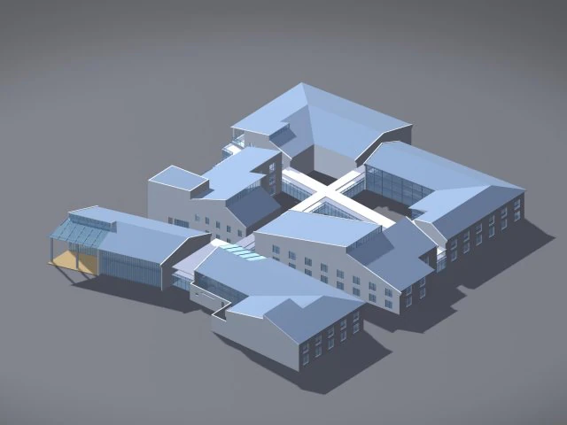 city planning office building fashion design - 282 3D Model .c4d .max .obj .3ds .fbx .stl .blend