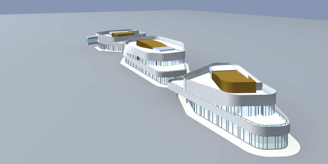 city planning office building fashion design - 283 3D Модель .c4d .max .obj .3ds .fbx .stl .blend 