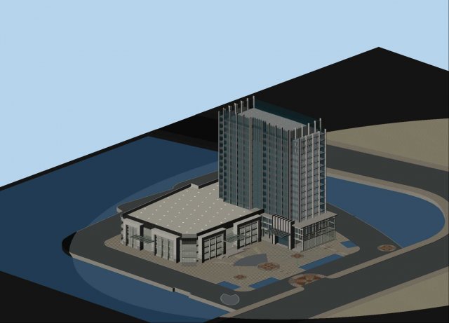city planning office building fashion design - 295 3D 模型 .c4d .max .obj .3ds .fbx .stl .blend 