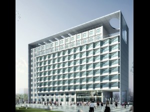 city planning office building fashion design - 300 Modèle 3D