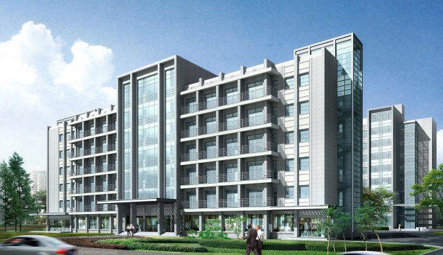 city planning office building fashion design - 308 Modello 3D .c4d .max .obj .3ds .fbx .stl .blend