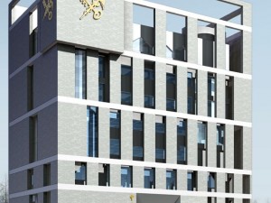 city planning office building fashion design - 326 3D Model