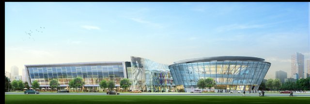 city planning office building fashion design - 327 3D Модель .c4d .max .obj .3ds .fbx .stl .blend 