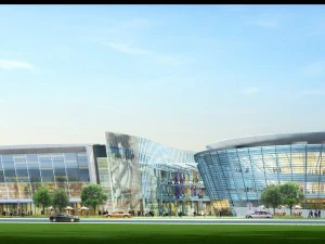 şehir planlama ofis binası moda tasarımı - 327 3D Model