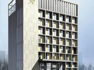 city planning office building fashion design - 328 3D Model