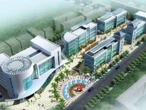 都市計画オフィスビルファッションデザイン - 332 3Dモデル