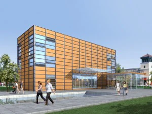 dise&ntilde;o de moda del edificio de oficinas de planificaci&oacute;n urbana - 334 Modelo 3D