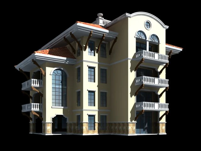 city planning office building fashion design - 346 3D Model .c4d .max .obj .3ds .fbx .stl .blend 