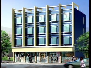 city planning office building fashion design - 351 Model 3D