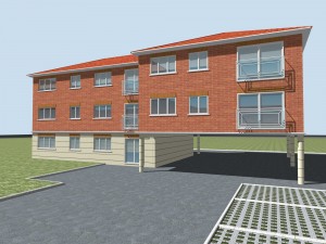 city planning office building fashion design - 361 3D Model