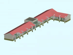 desain busana gedung perkantoran perencanaan kota - 369 Model 3D