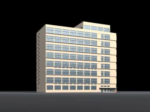 city planning office building fashion design - 370 3D Model