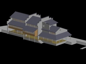 city planning office building fashion design - 372 3D Model