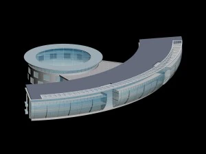 城市规划办公楼时尚设计 - 373 3D 模型
