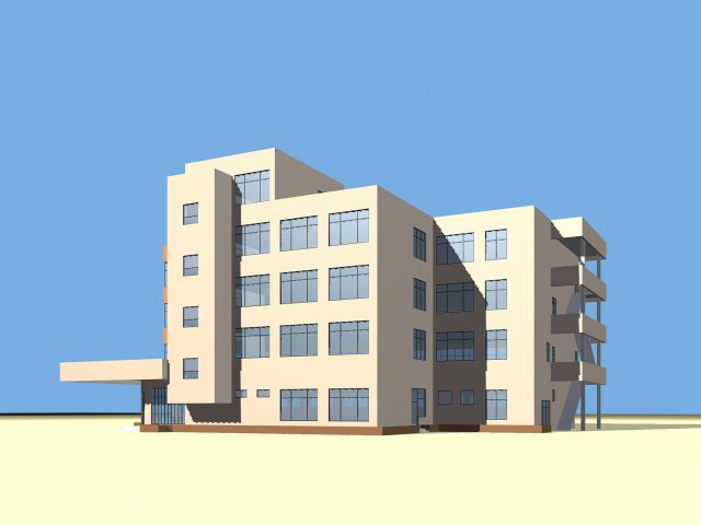 city planning office building fashion design - 376 3D 모델 .c4d .max .obj .3ds .fbx .stl .blend 