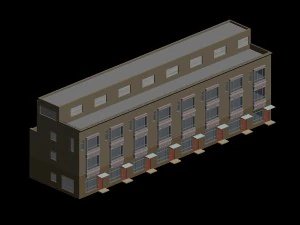 desain busana gedung perkantoran perencanaan kota - 382 Model 3D
