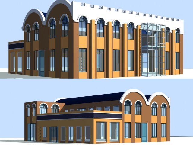 city planning office building fashion design - 393 3D Model .c4d .max .obj .3ds .fbx .stl .blend 