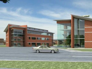 city planning office building fashion design - 404 3D Model