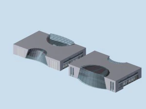 desain busana gedung perkantoran perencanaan kota - 417 Model 3D