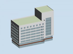 city planning office building fashion design - 420 3D Model