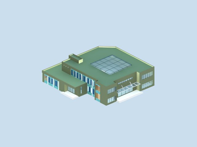 city planning office building fashion design - 428 3D Model .c4d .max .obj .3ds .fbx .stl .blend 